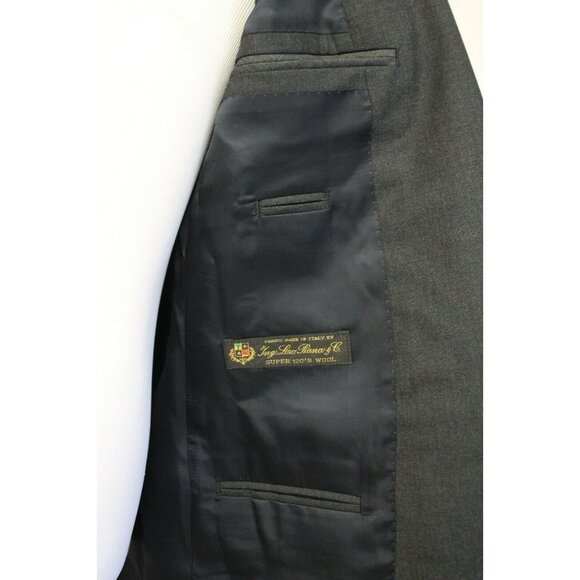 J Crew Ludlow Single Button Suit Jacket In Italian Wool Charcoal 40R 03744 $425 - Picture 5 of 5